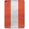 Peru Flag Distressed Apple iPad Pro Skin